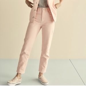 Madewell Garment-Dyed Straight-Leg Jeans